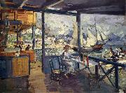 Konstantin Korovin Pier oil painting artist